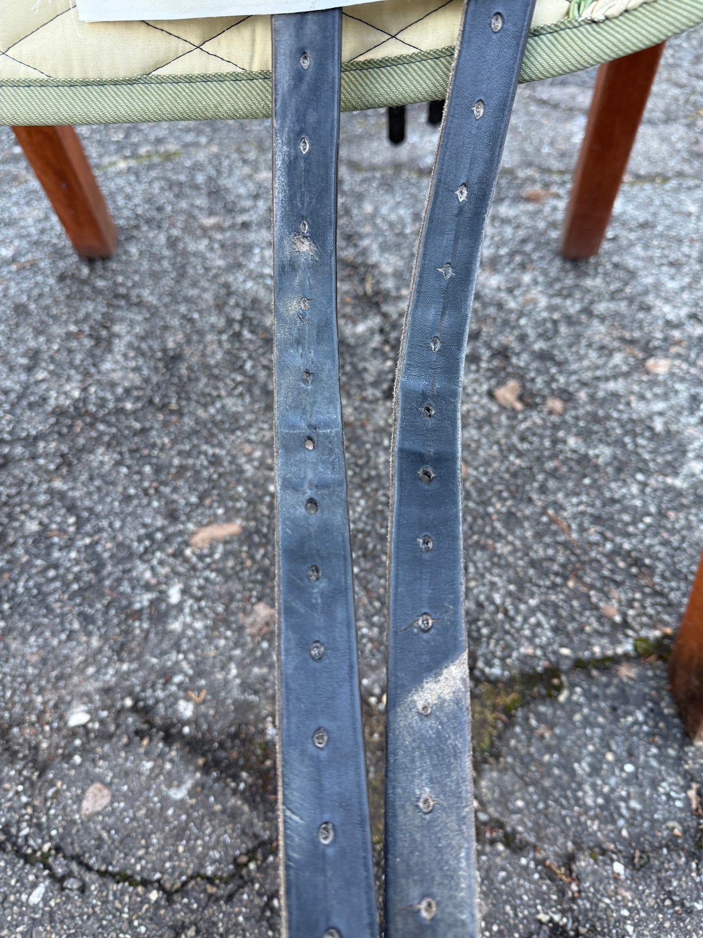 #265 Dresch Dressursattel 18 Zoll Klettpauschen