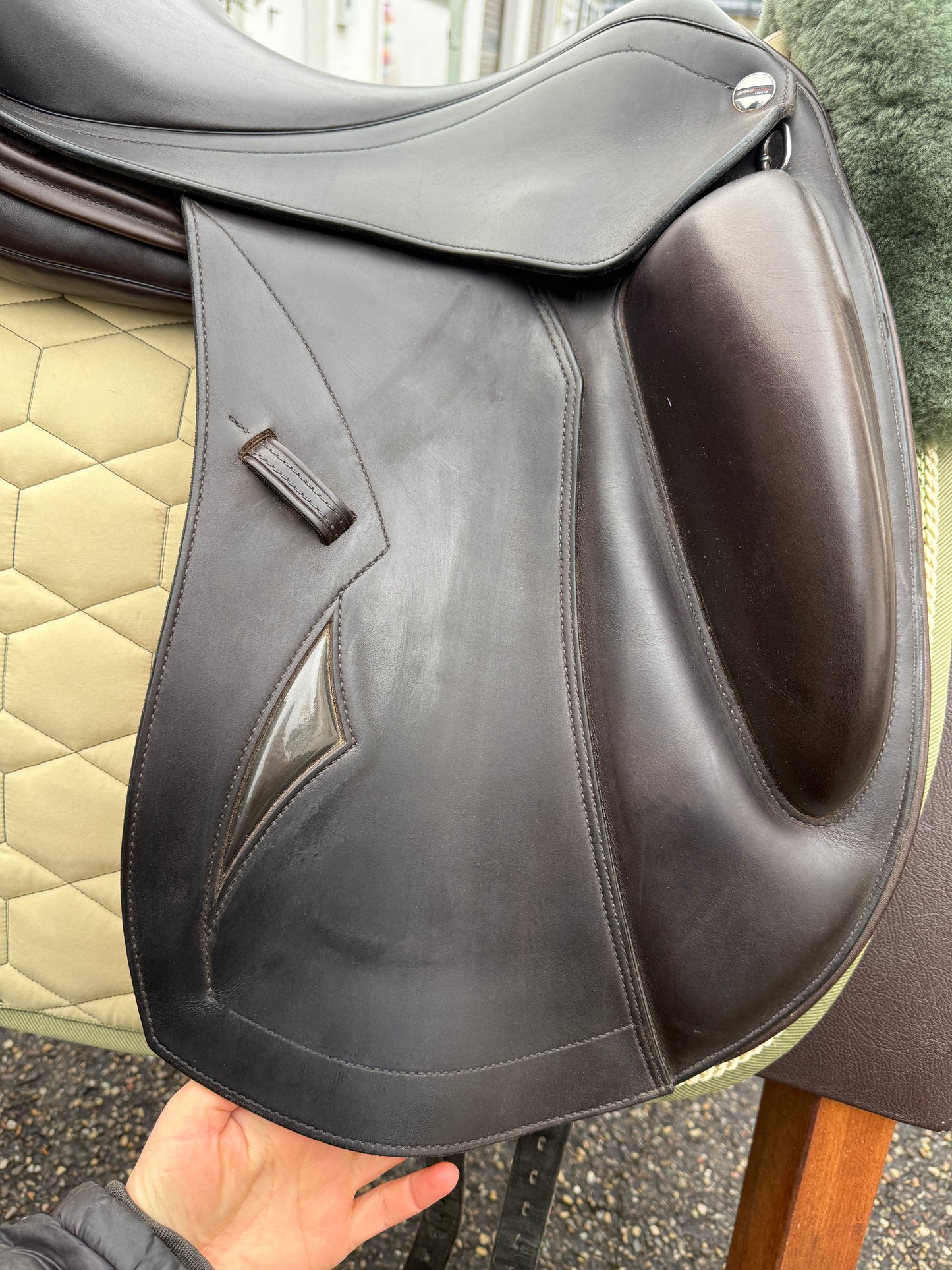 #K179 Erreplus Impulse Mono Dressursattel 17 Zoll 34 braun