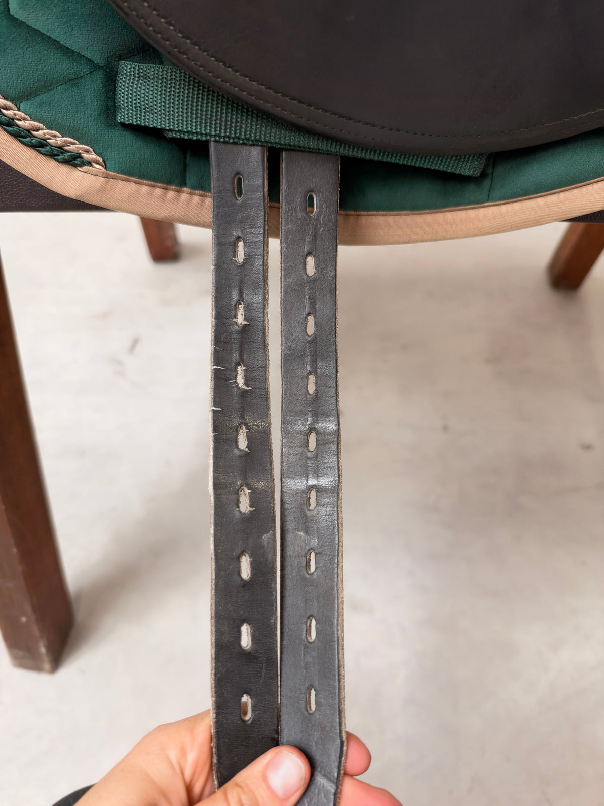 Erreplus Elena Dressursattel 17 Zoll doubliert