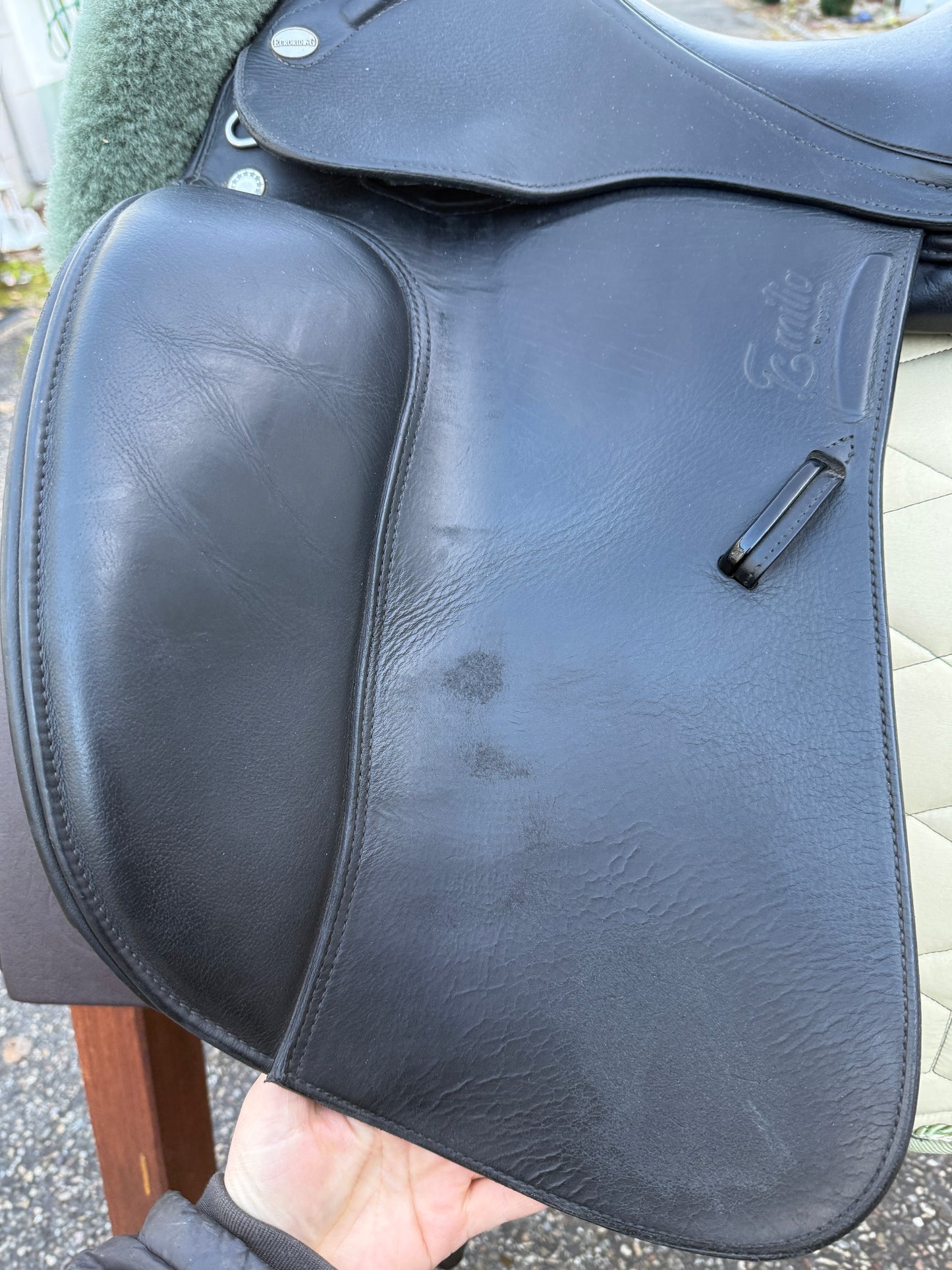 #227 Euroriding Emilio Dressursattel doubliert 18 Zoll 31 aus 2021