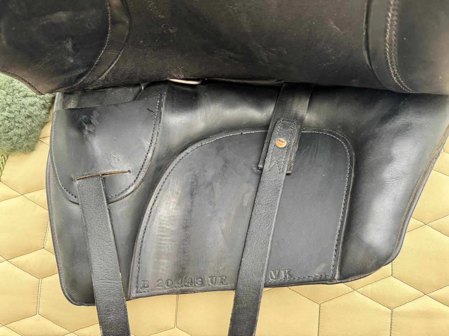 #96 Deuber Renaissance Barocksattel schwarz S2 Ultraflexbaum