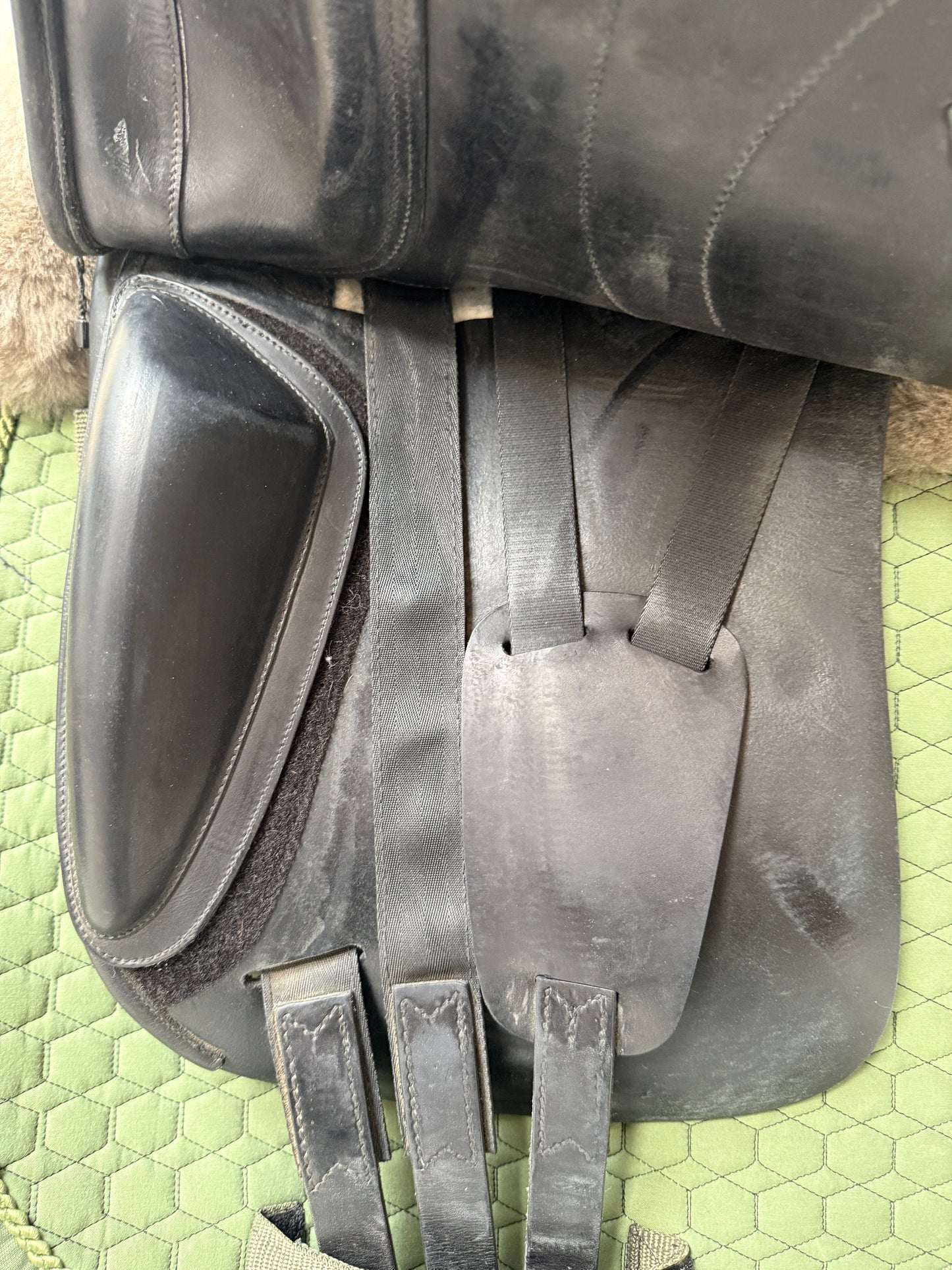 Amerigo Cervia II Pinerolo Dressursattel 17,5 Zoll Klettpauschen