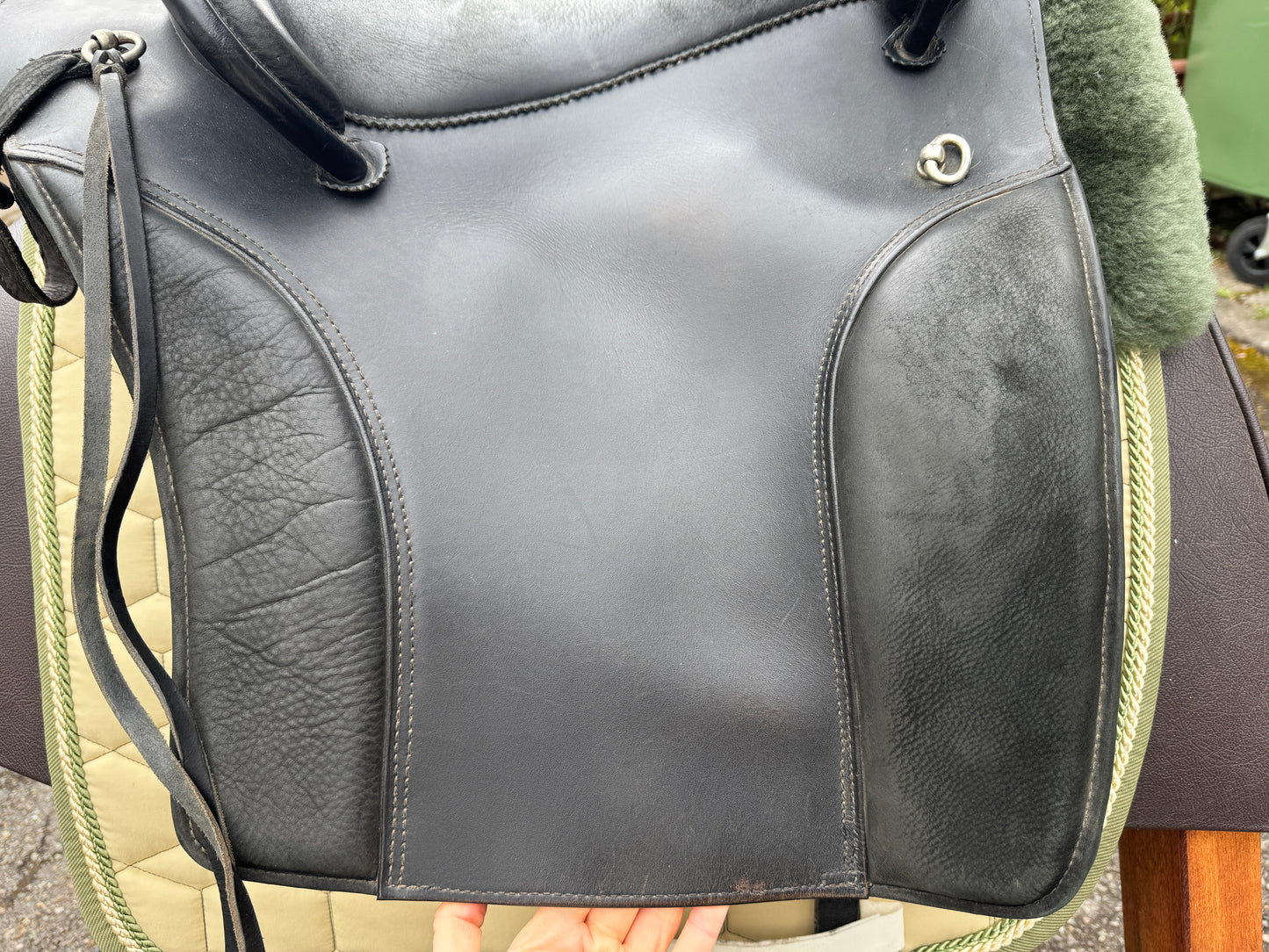 #96 Deuber Renaissance Barocksattel schwarz S2 Ultraflexbaum
