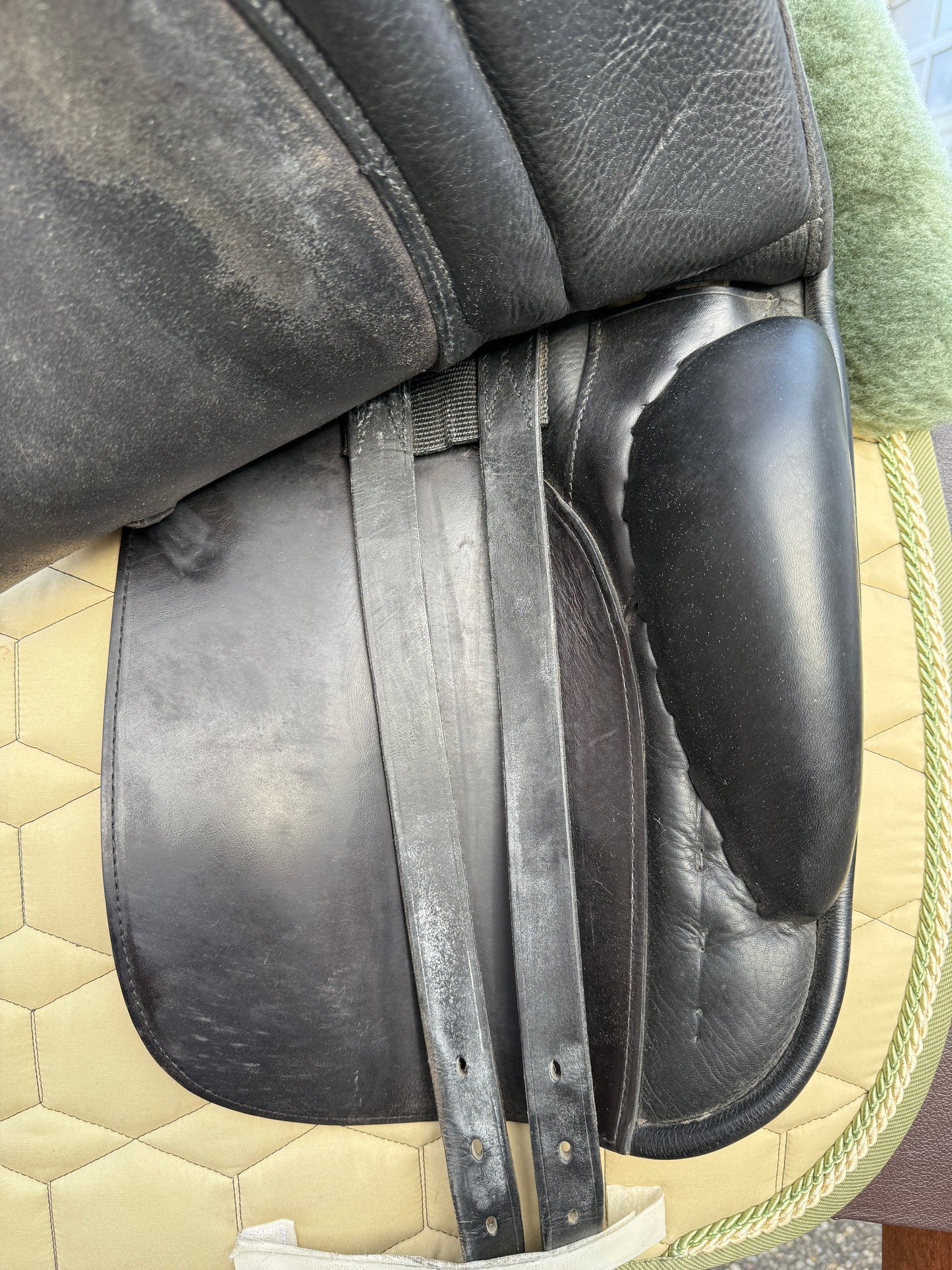 #K169 Niedersüß Bynamic Dressursattel 18 Zoll wechselbares Kopfeisen