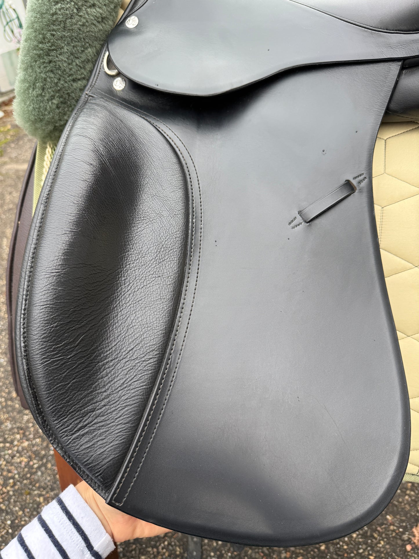 #229 Röösli Classic Pilatus Dressursattel 17,5 Zoll schwarz aus 2023