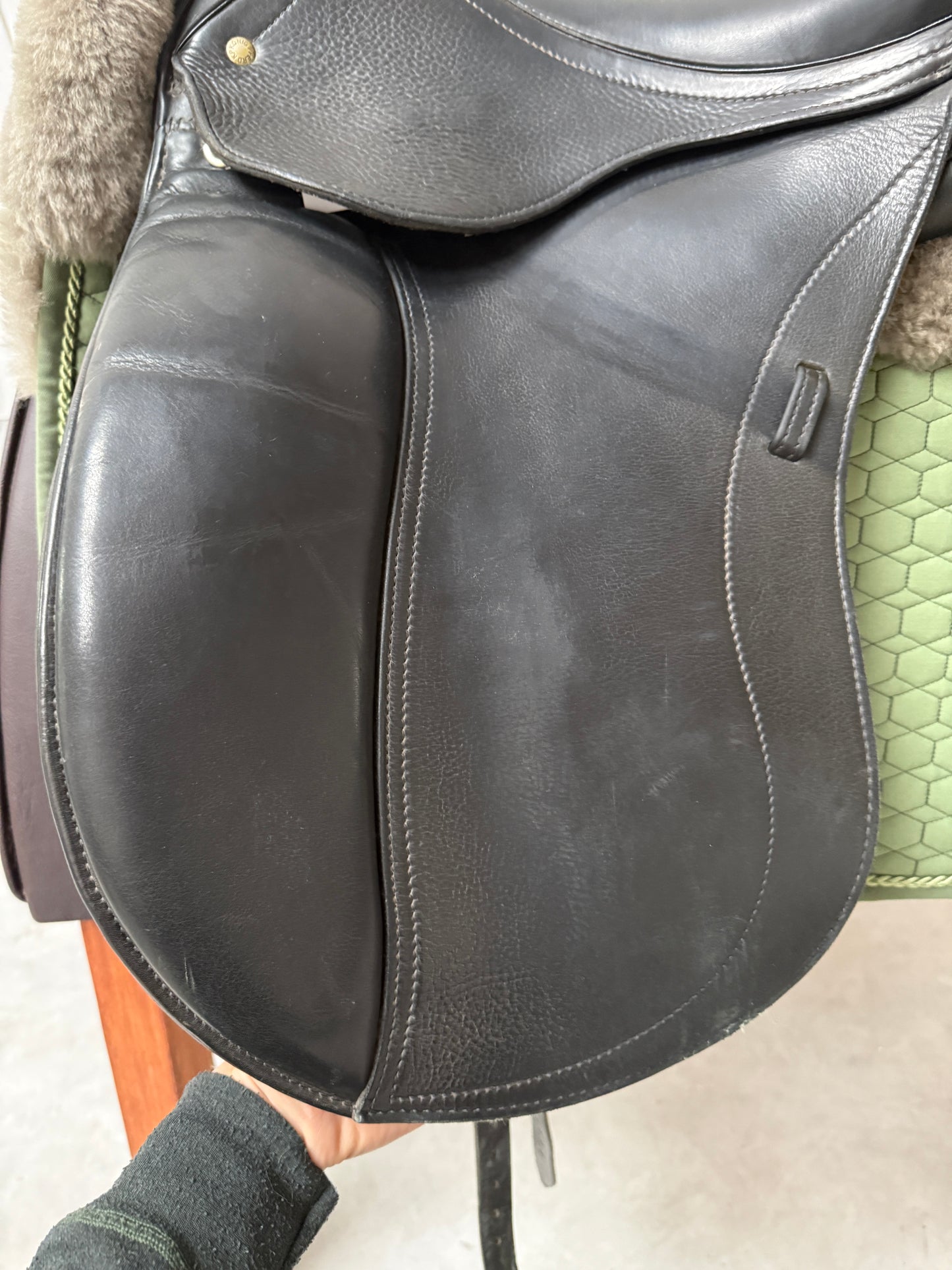 Schleese Pirat/König Pferd Dressursattel schwarz 17,5 Zoll