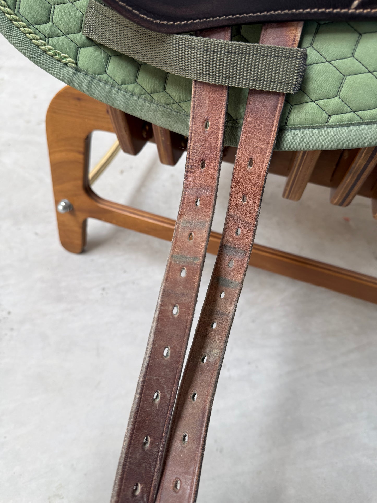 Sommer Minos Dressursattel Working Equitation 17,5 Zoll braun