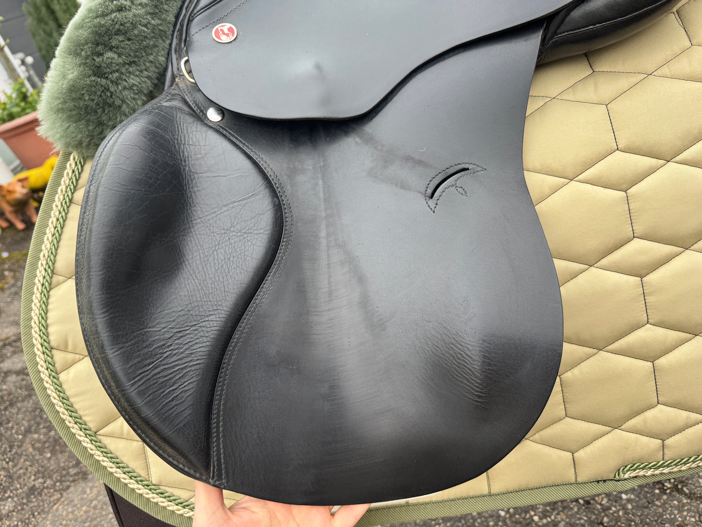 #K120 Kieffer Dublin Exklusiv Springsattel 17,5 17 Zoll
