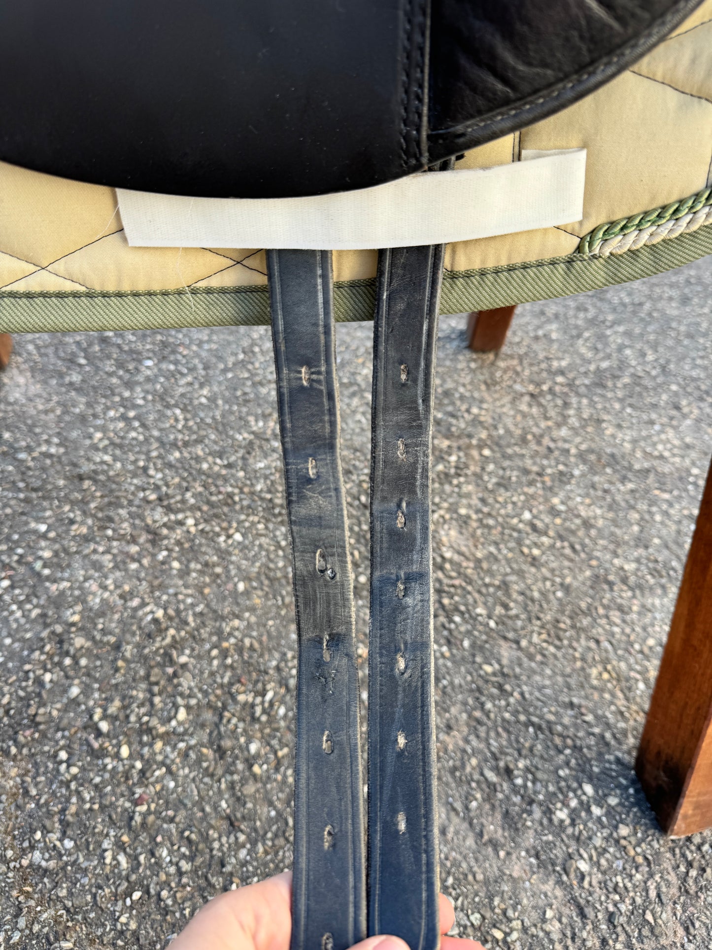 #100 Hennig ESF Silver Dressursattel 16 Zoll Ponysattel