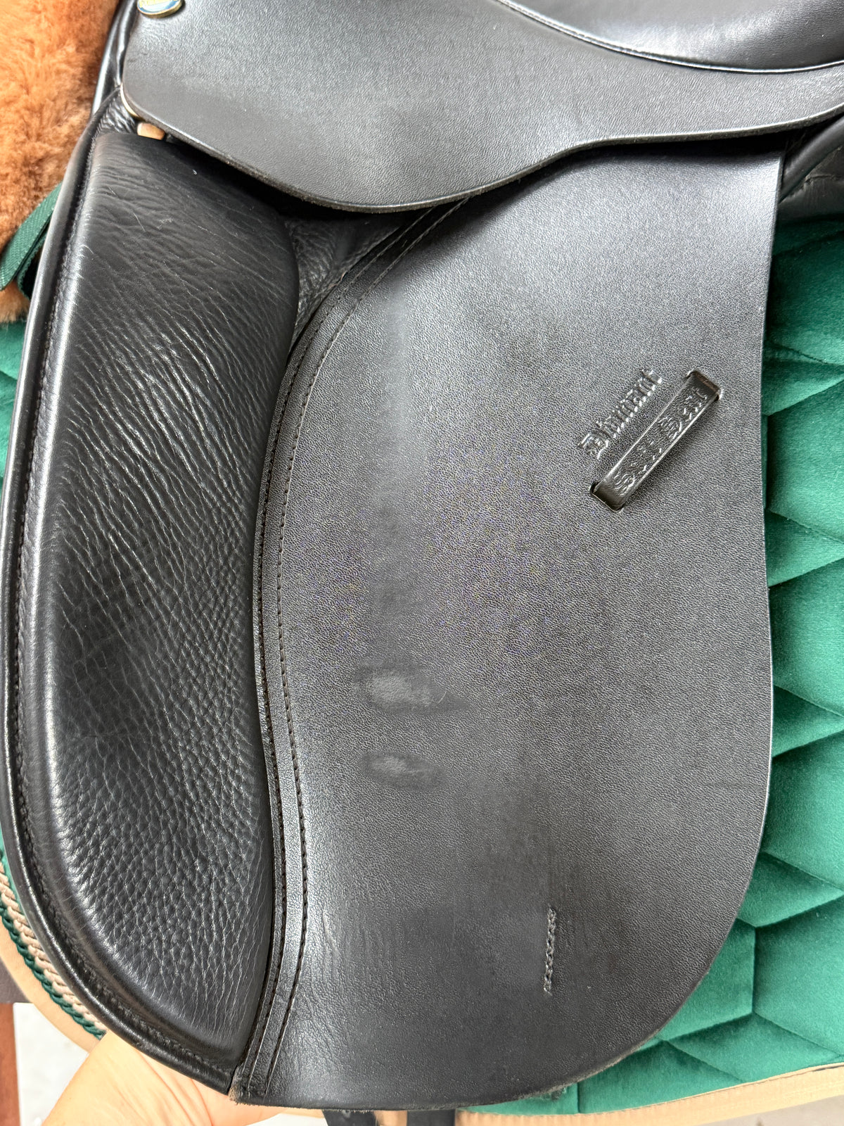Euroriding Diamant Dressursattel Soft Seat 17 Zoll Fit 4 neuwertig