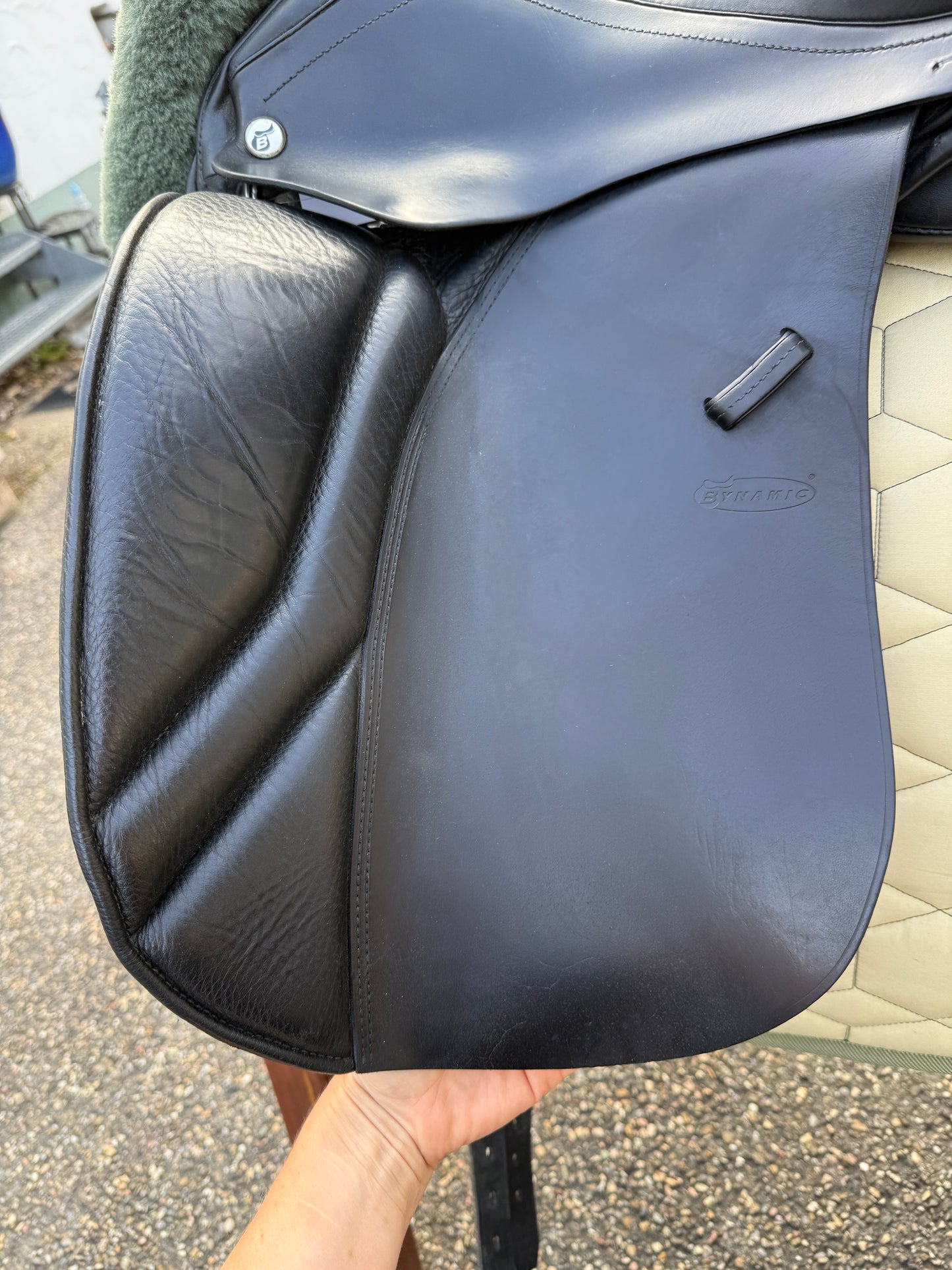 #K169 Niedersüß Bynamic Dressursattel 18 Zoll wechselbares Kopfeisen