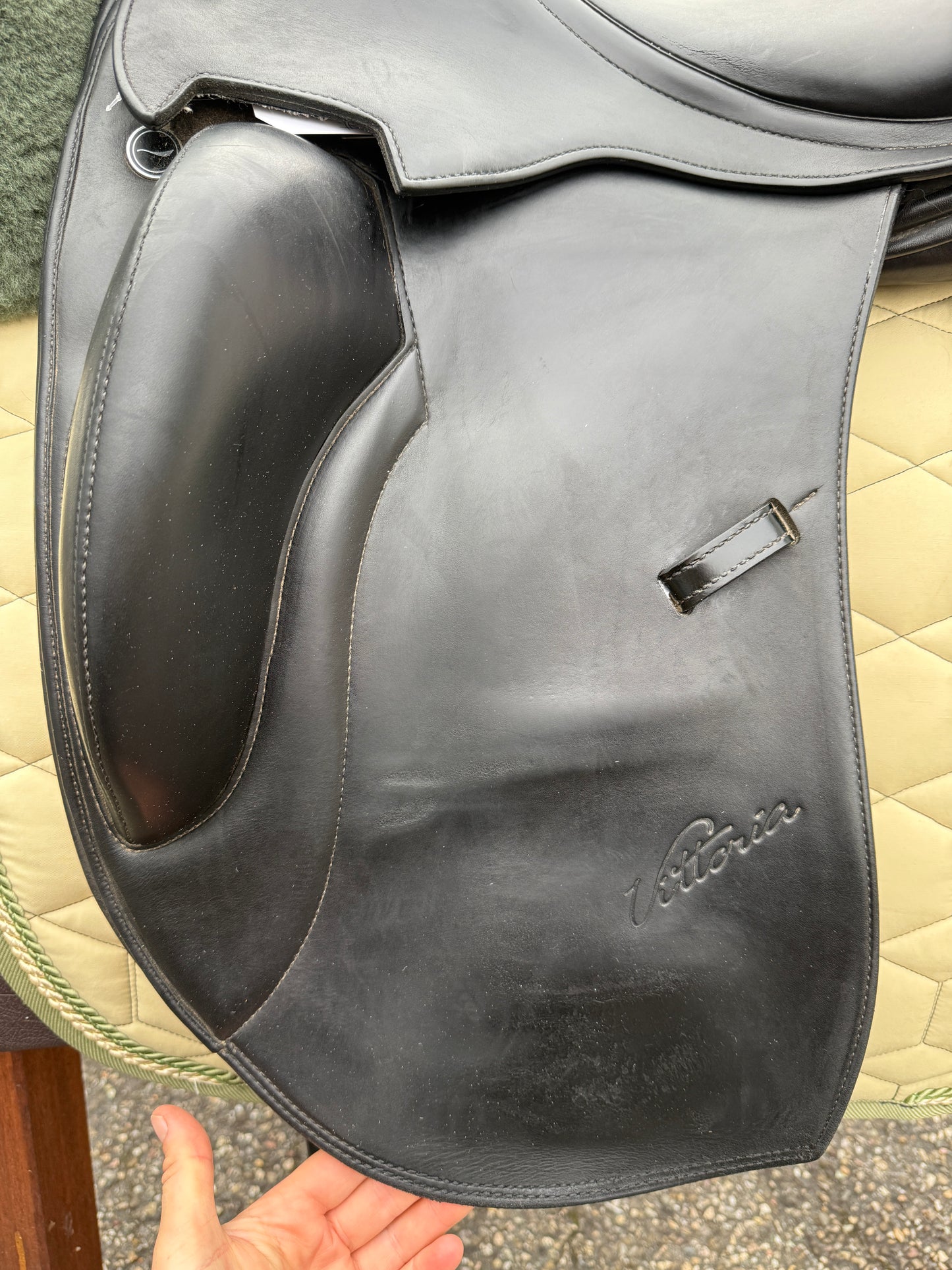 #198 Erreplus Vittoria Dressursattel 17 Zoll doubliert