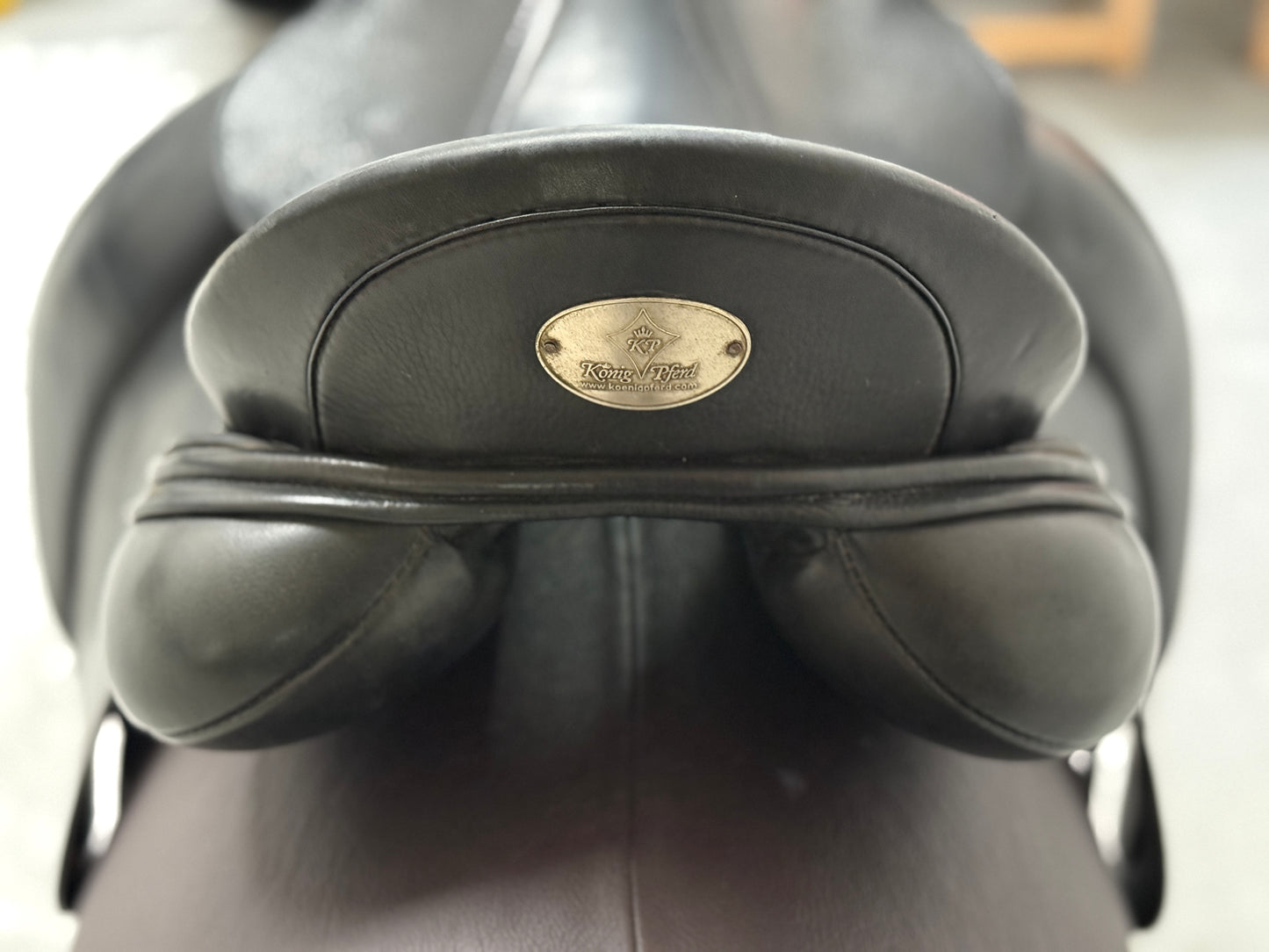 Schleese Pirat/König Pferd Dressursattel schwarz 17,5 Zoll
