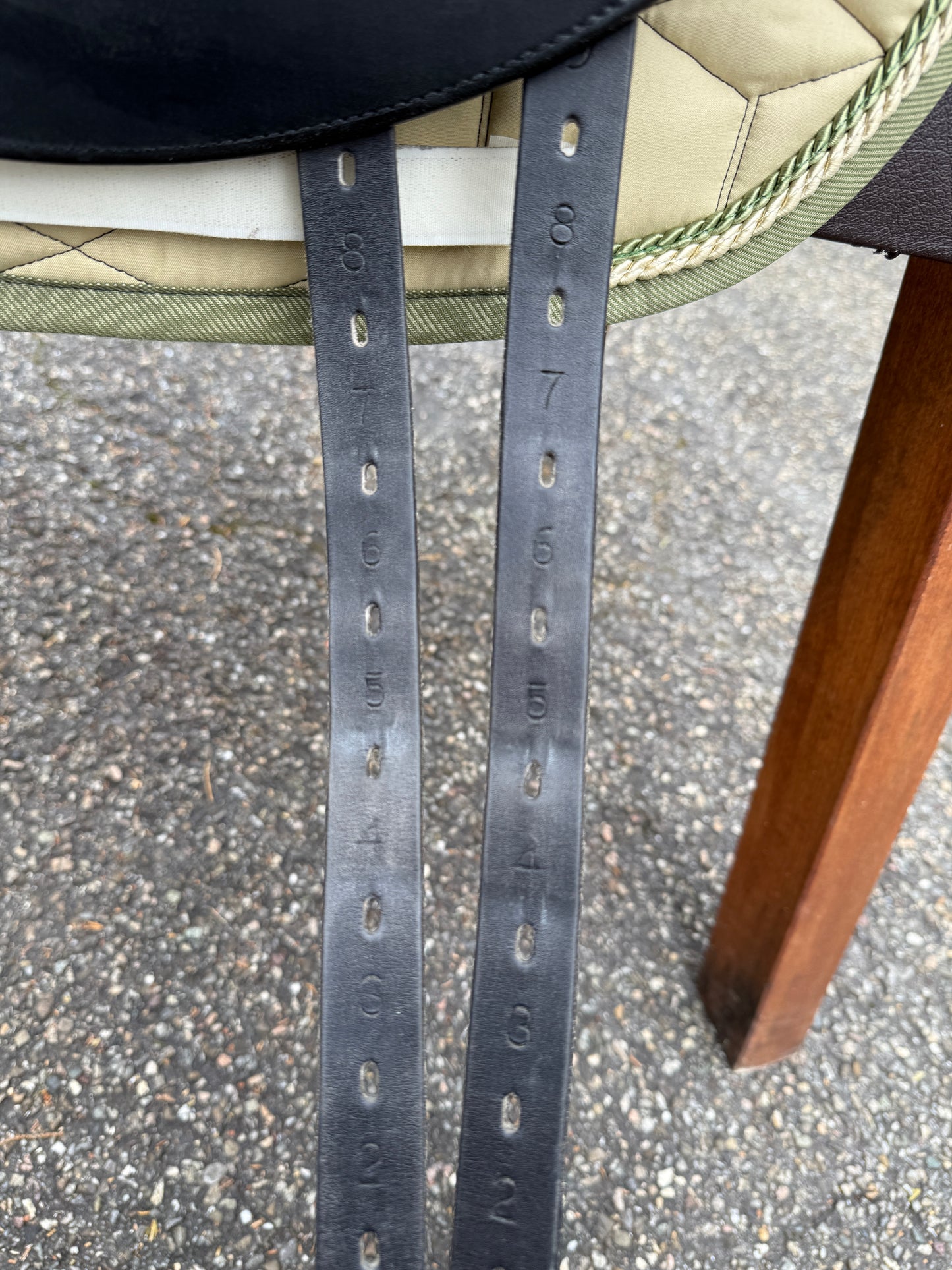 #209 Prestige Bergamo Dressursattel 18 Zoll 32 +2 Kissen doubliert