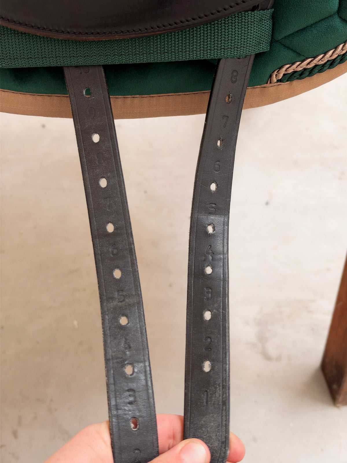 Custom Envy Aviar Dressursattel Aurora 17,5 Zoll wie NEU