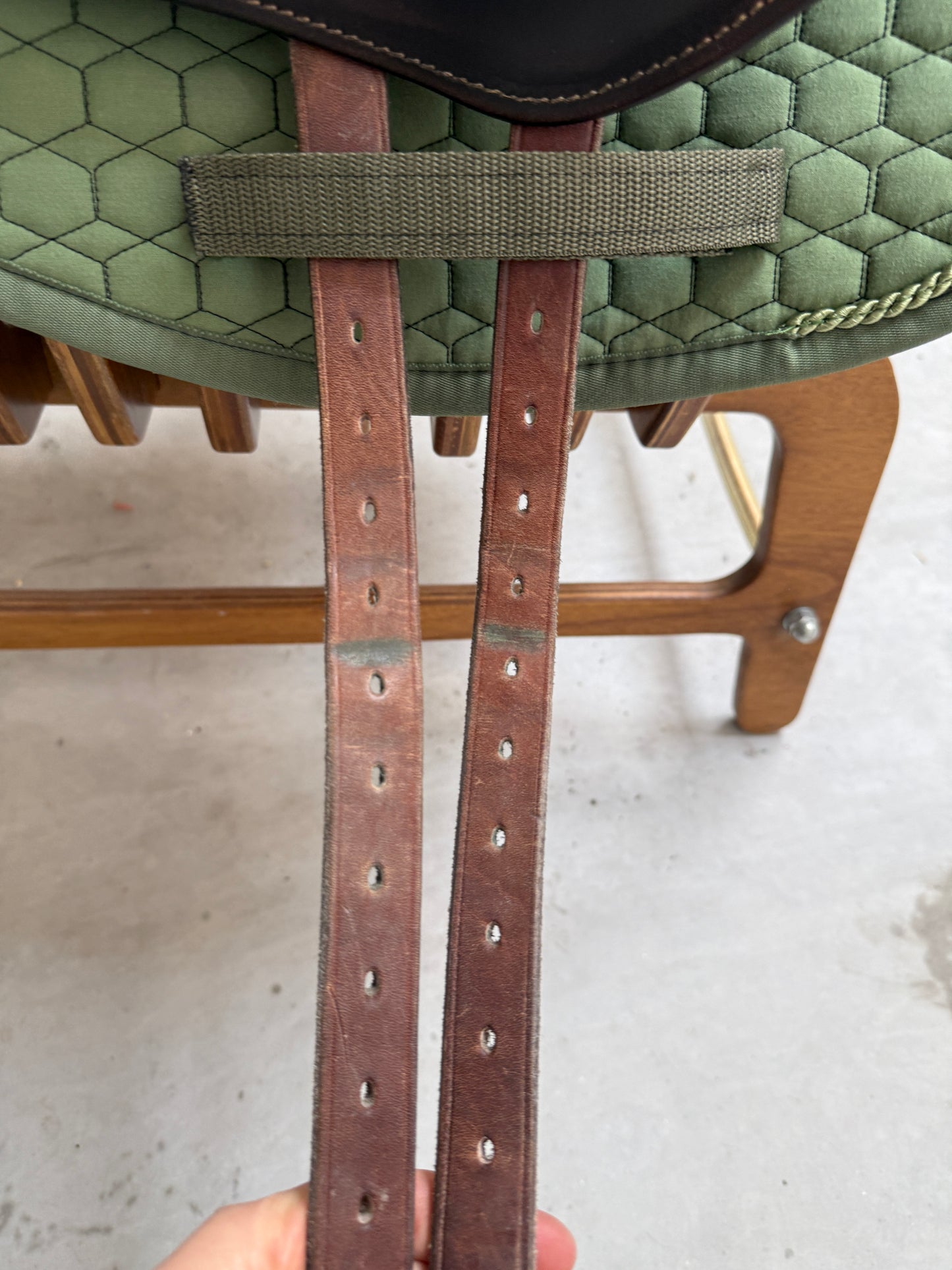 Sommer Minos Dressursattel Working Equitation 17,5 Zoll braun
