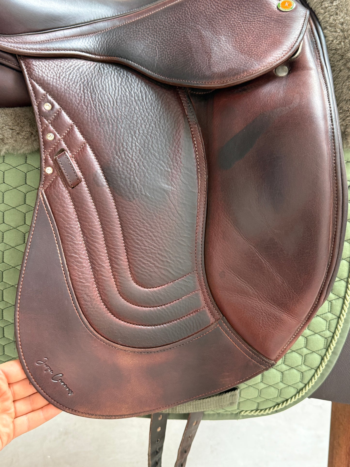 Jorge Canaves LaBocca Dressursattel Monoblatt 17,5 Zoll braun