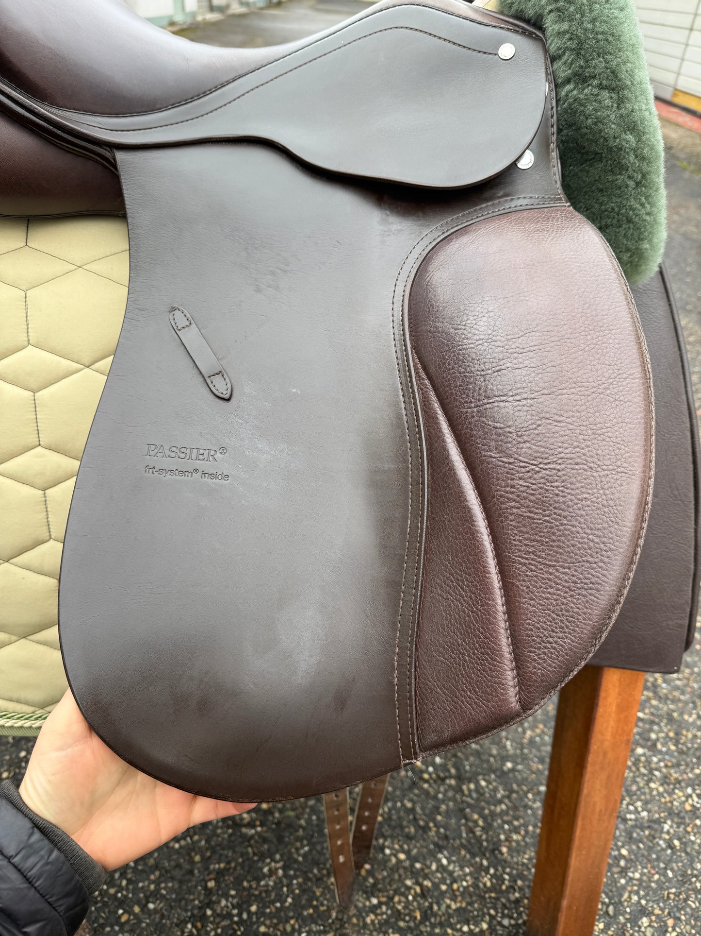 #242 Passier Sirius Dressursattel Schulterfreiheit 17 Zoll braun