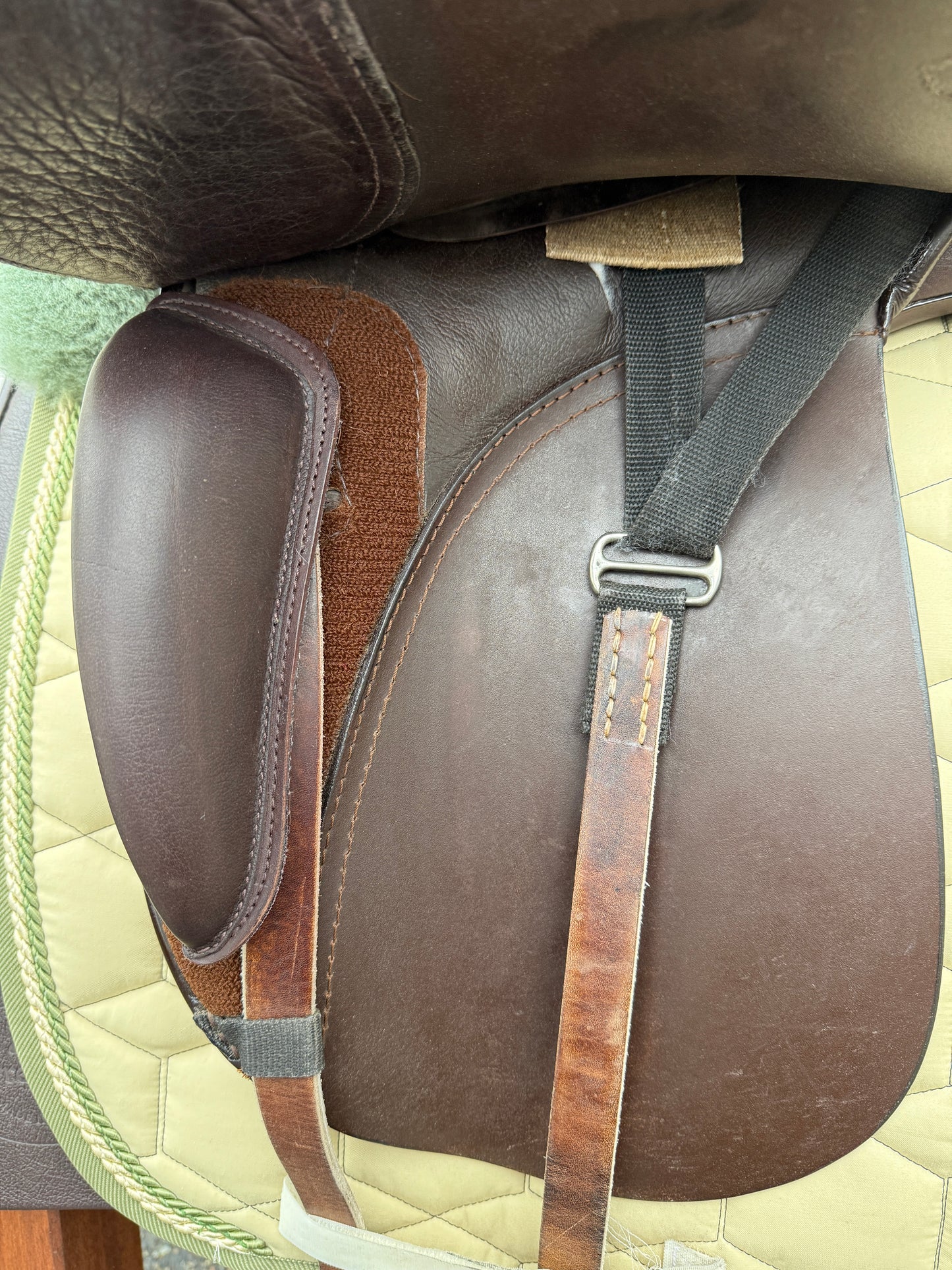 #242 Passier Sirius Dressursattel Schulterfreiheit 17 Zoll braun