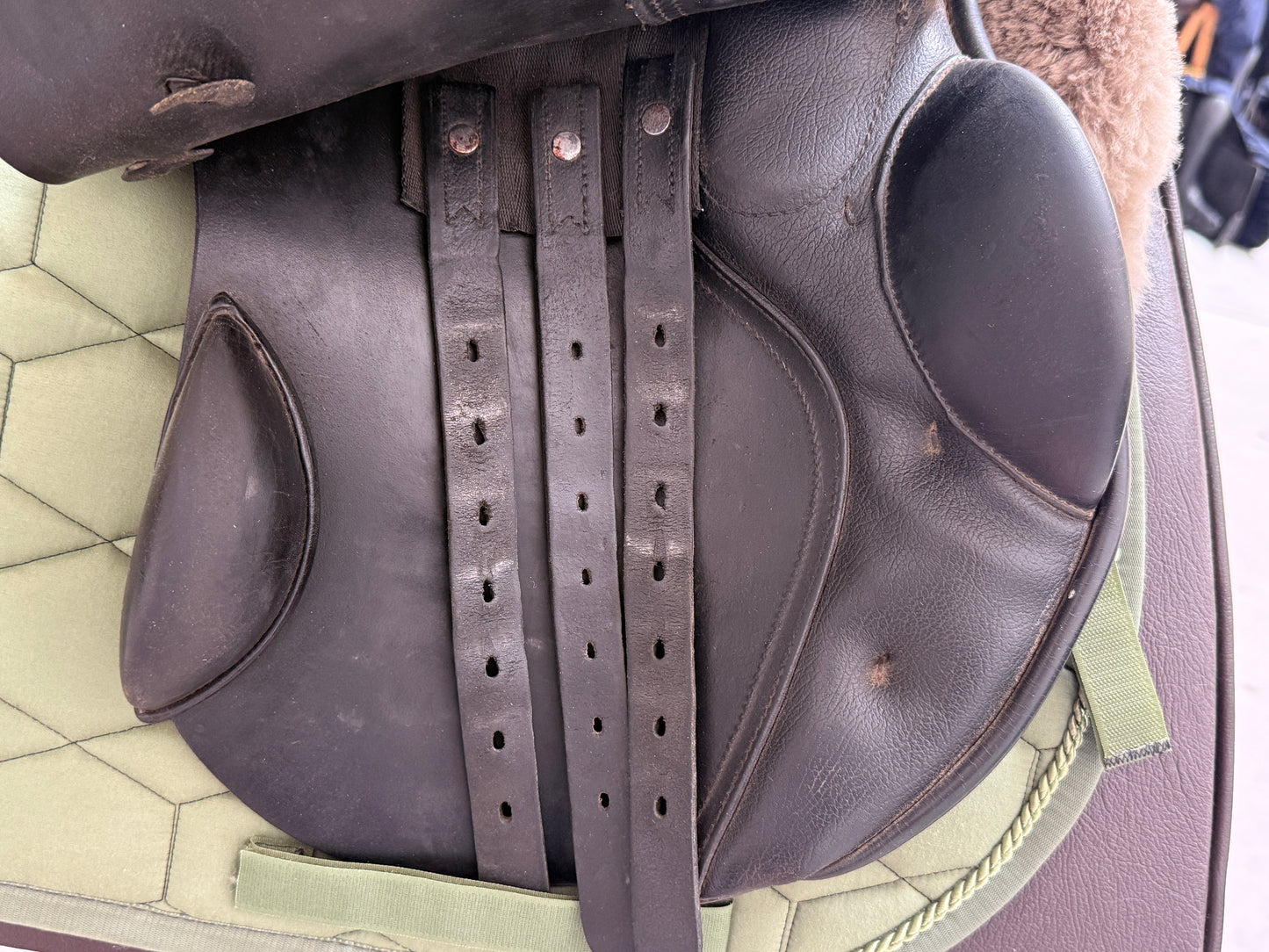 Kieffer Koof FL Springsattel 17,5 17 Zoll