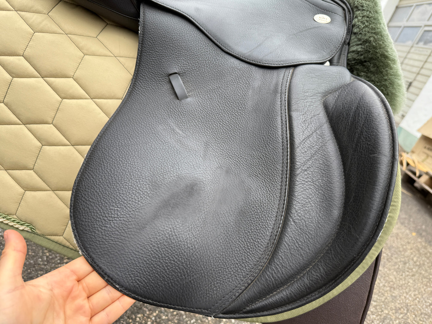 #185 Horse & Passion Vielseitigkeitssattel VS DP by Kieffer Sitzgrösse 2 17,5 18