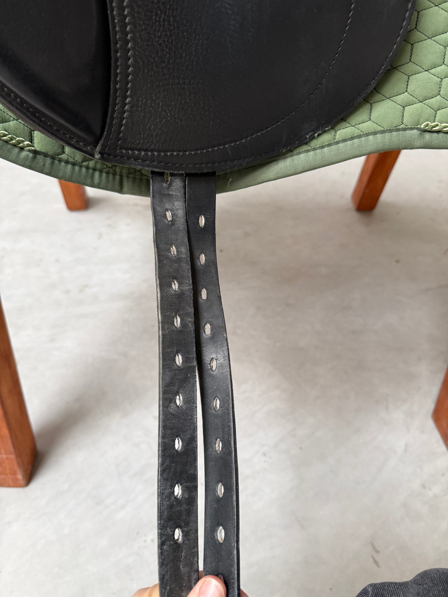 Schleese Pirat/König Pferd Dressursattel schwarz 17,5 Zoll