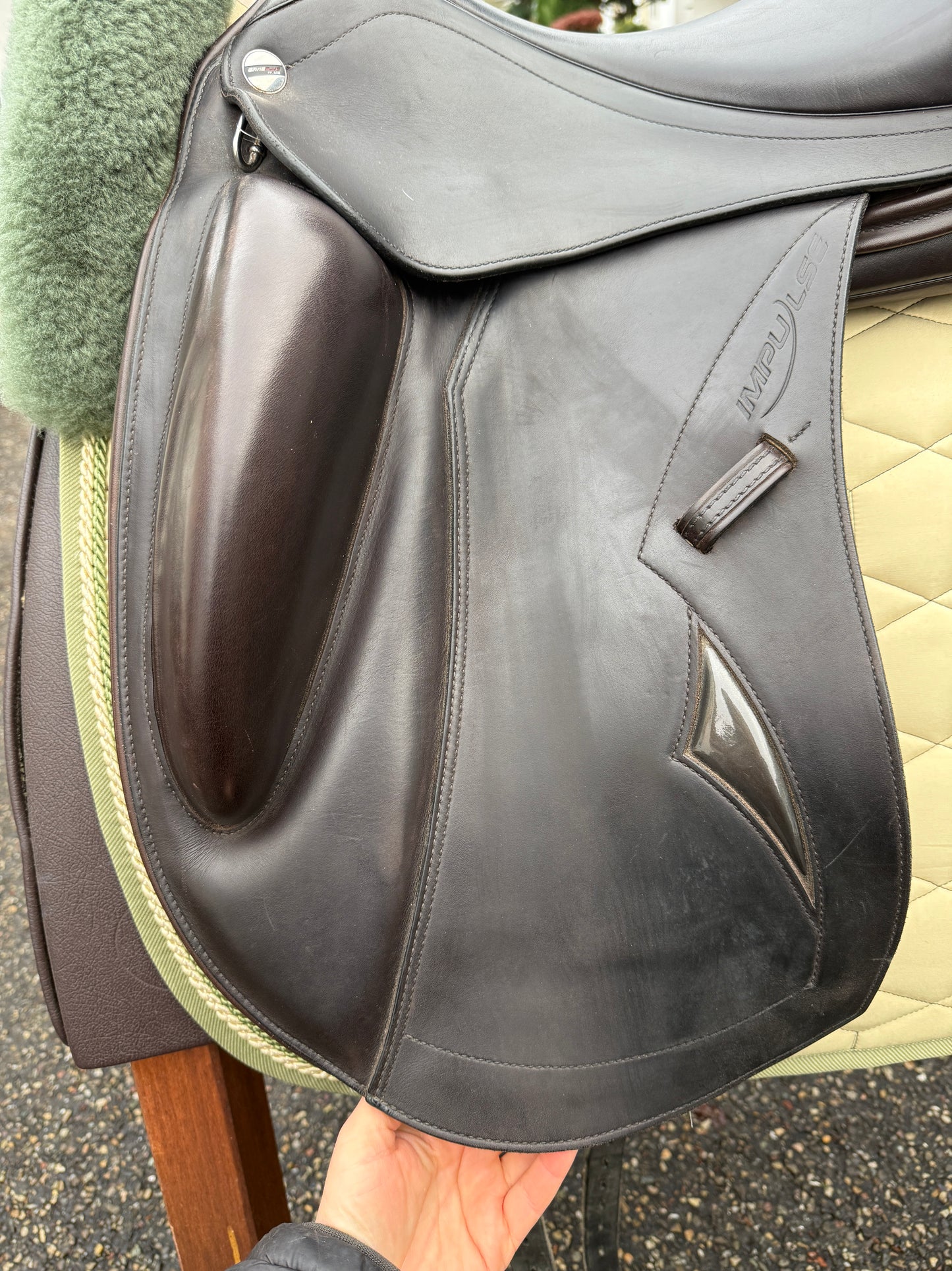 #K179 Erreplus Impulse Mono Dressursattel 17 Zoll 34 braun