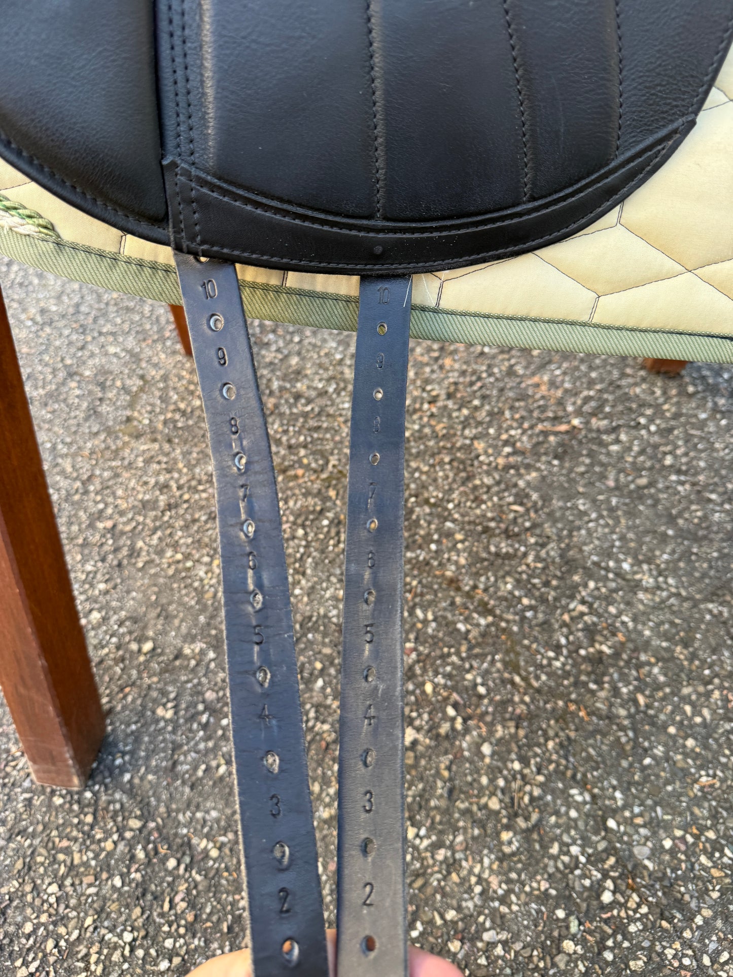 #K163 Sankey Just LS Dressursattel 18 Zoll MW schwarz aus 2023