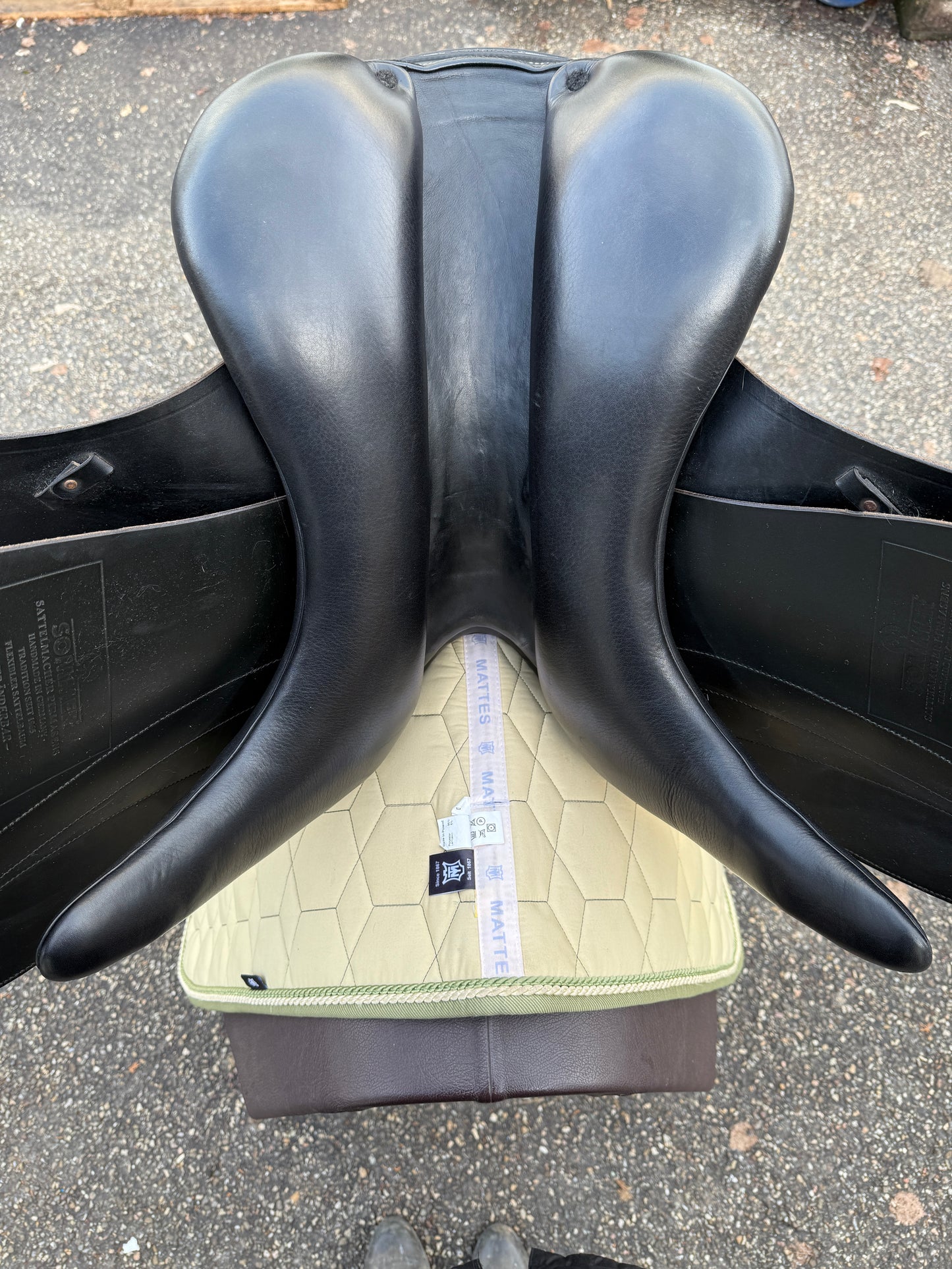 #255 Sommer Opus Vielseitigkeitssattel VSD 18 Zoll schwarz H7