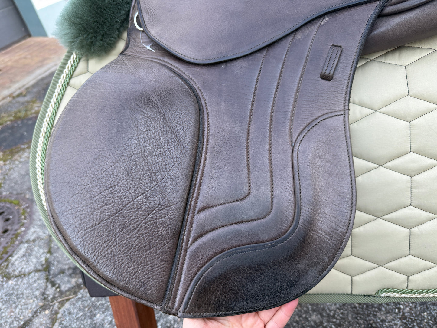 #261 Schleese Remonte VS-Sattel 17,5 Zoll braun