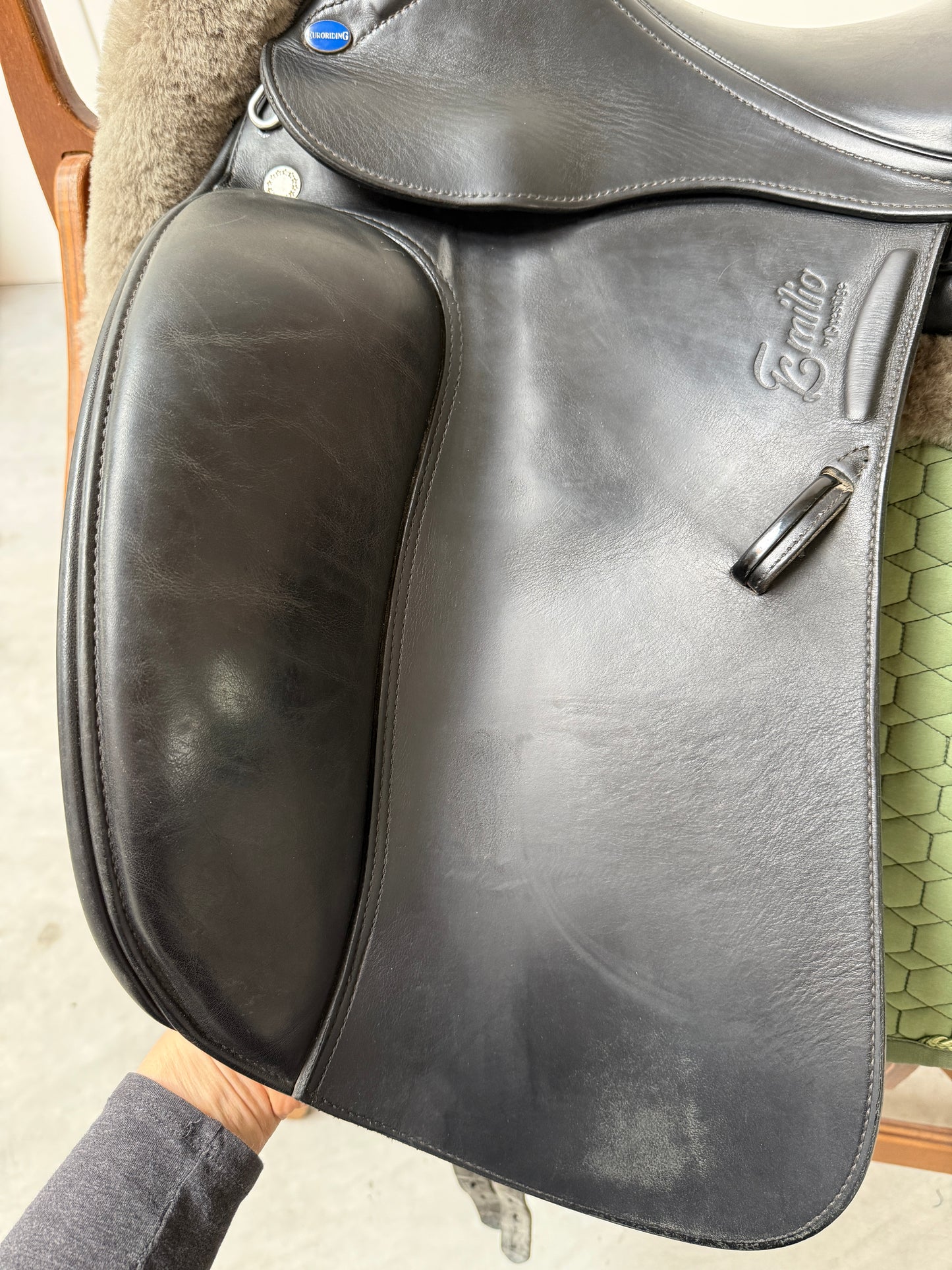 Euroriding Emilio Dressursattel doubliert 17 Zoll 33 aus 2019