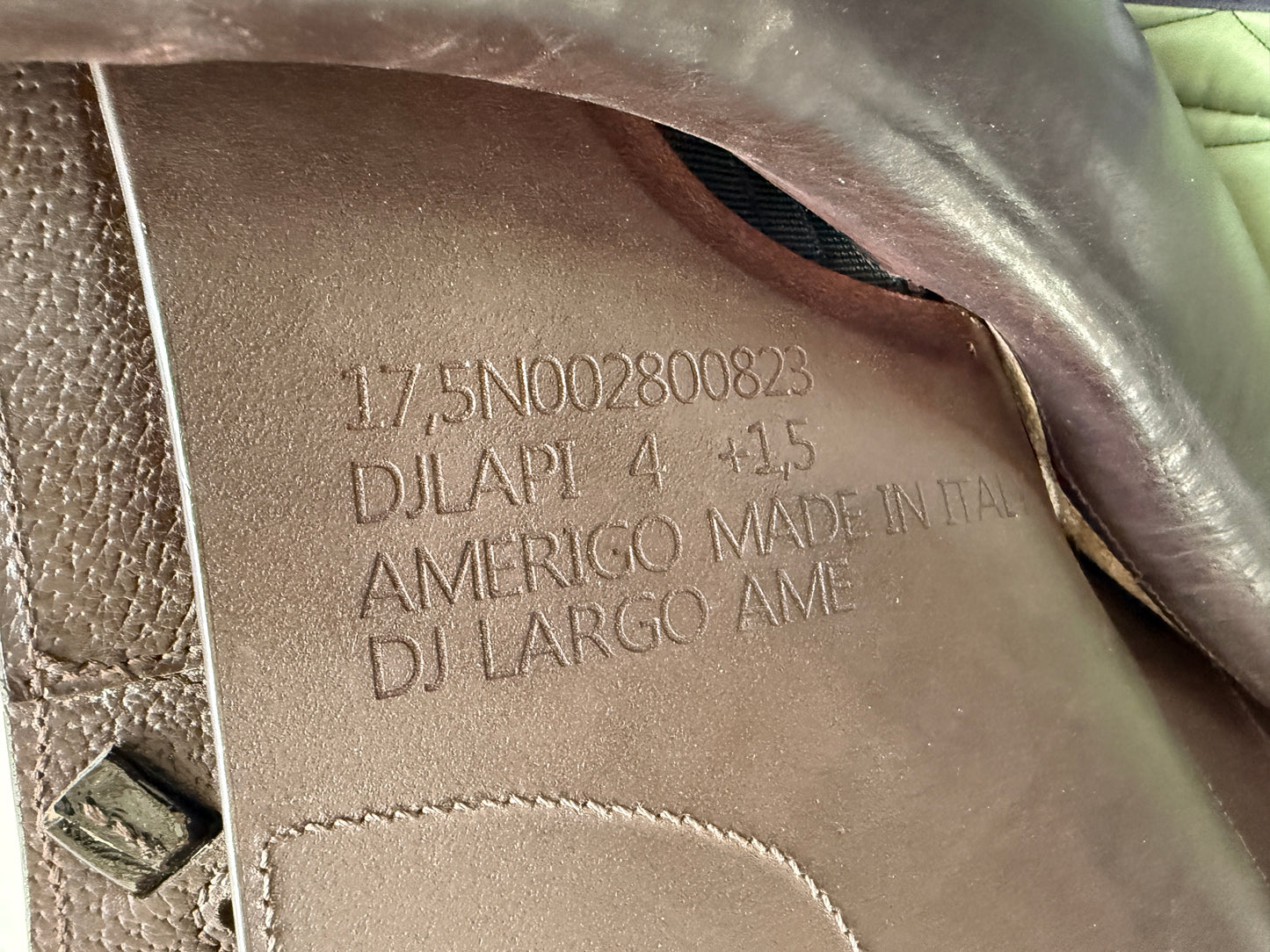 Amerigo DJ Pinerolo Largo Springsattel braun 17,5 Zoll aus 2023