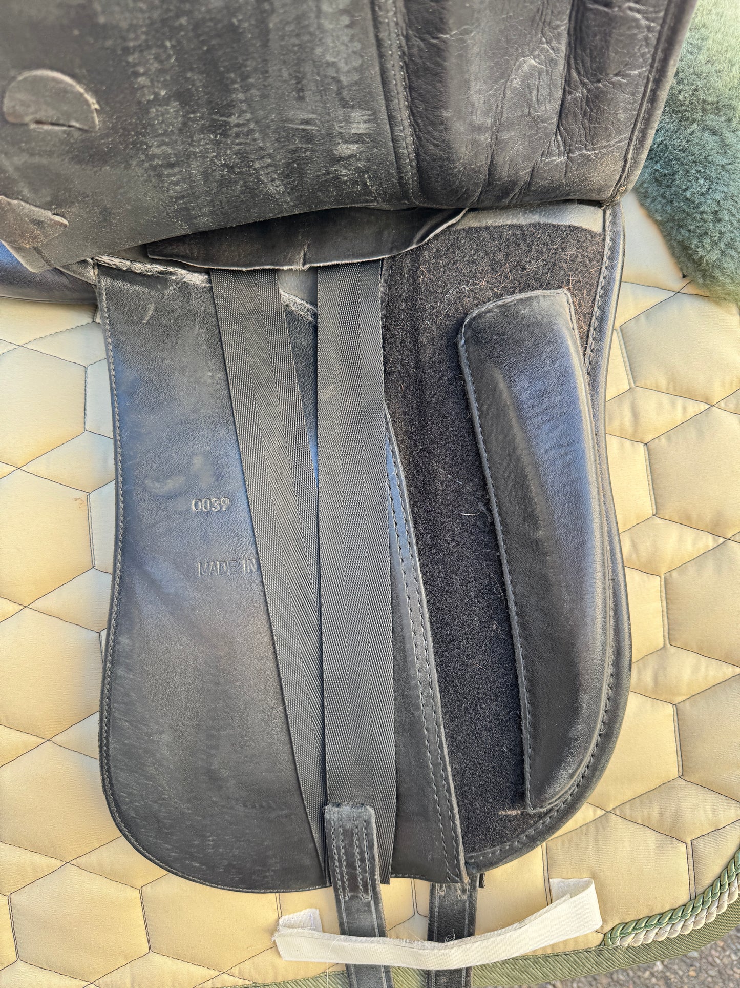 #100 Hennig ESF Silver Dressursattel 16 Zoll Ponysattel