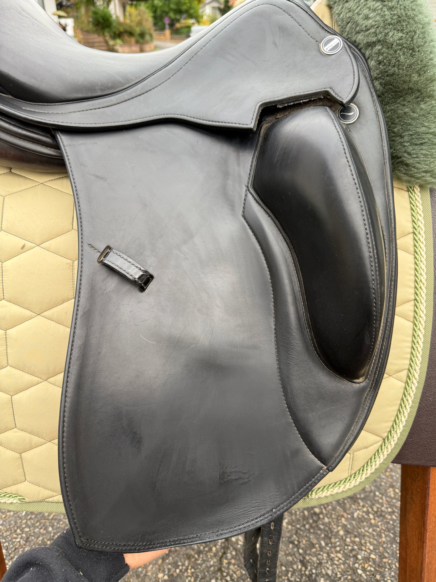 #198 Erreplus Vittoria Dressursattel 17 Zoll doubliert