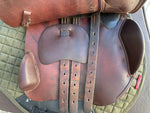 3P Springsattel wie Childeric/CWD 17,5 Zoll braun