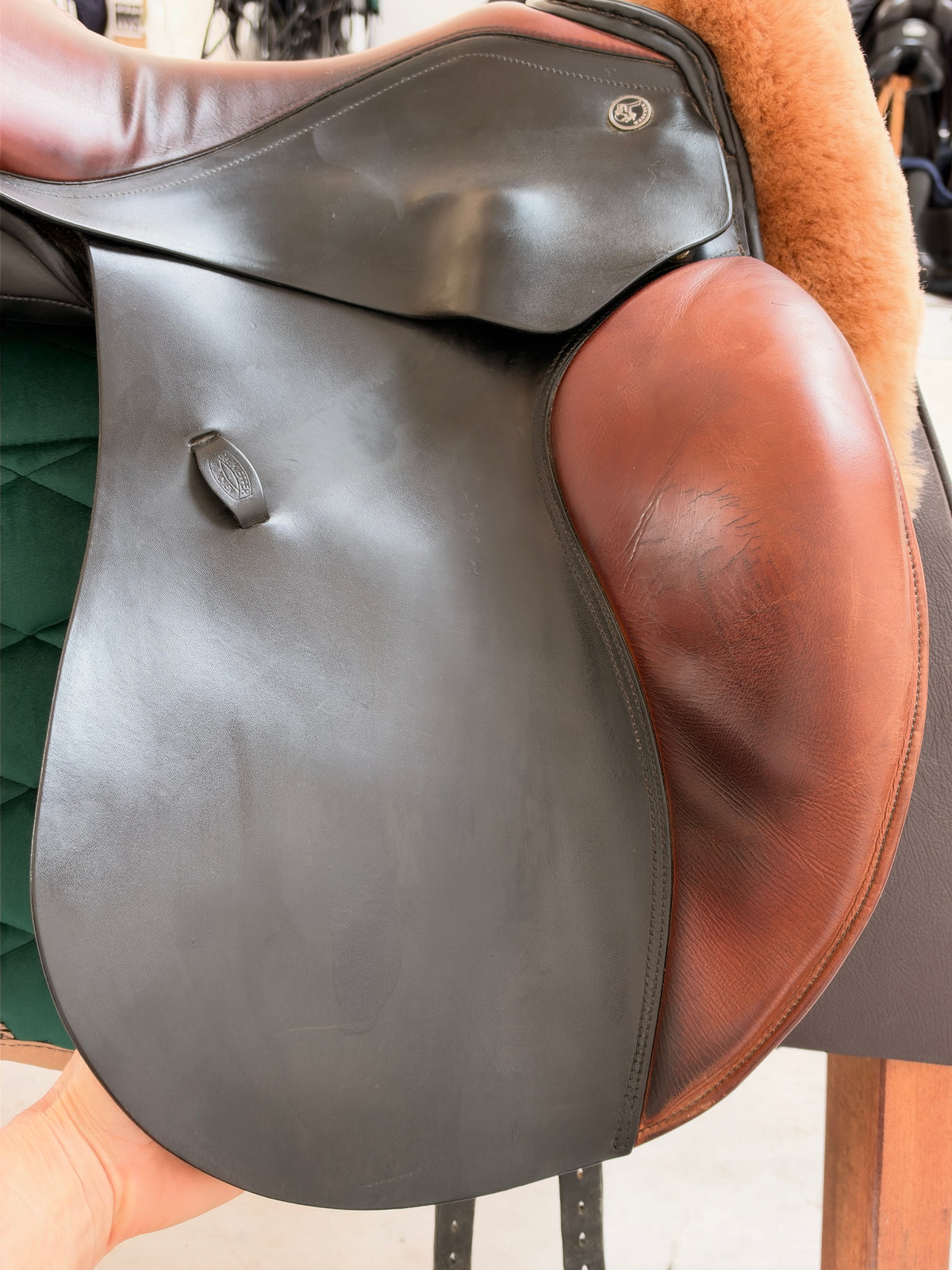 Kieffer Inzell Dressursattel Sitzgrösse 2 17,5 18 braun