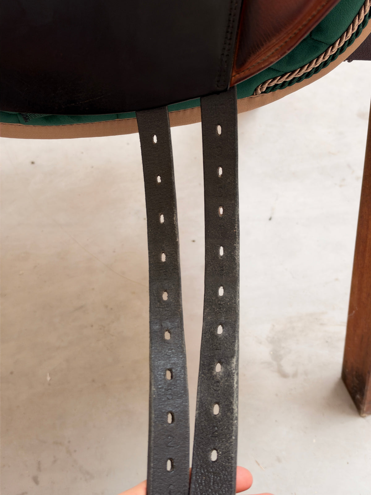 Kieffer Inzell Dressursattel Sitzgrösse 2 17,5 18 braun