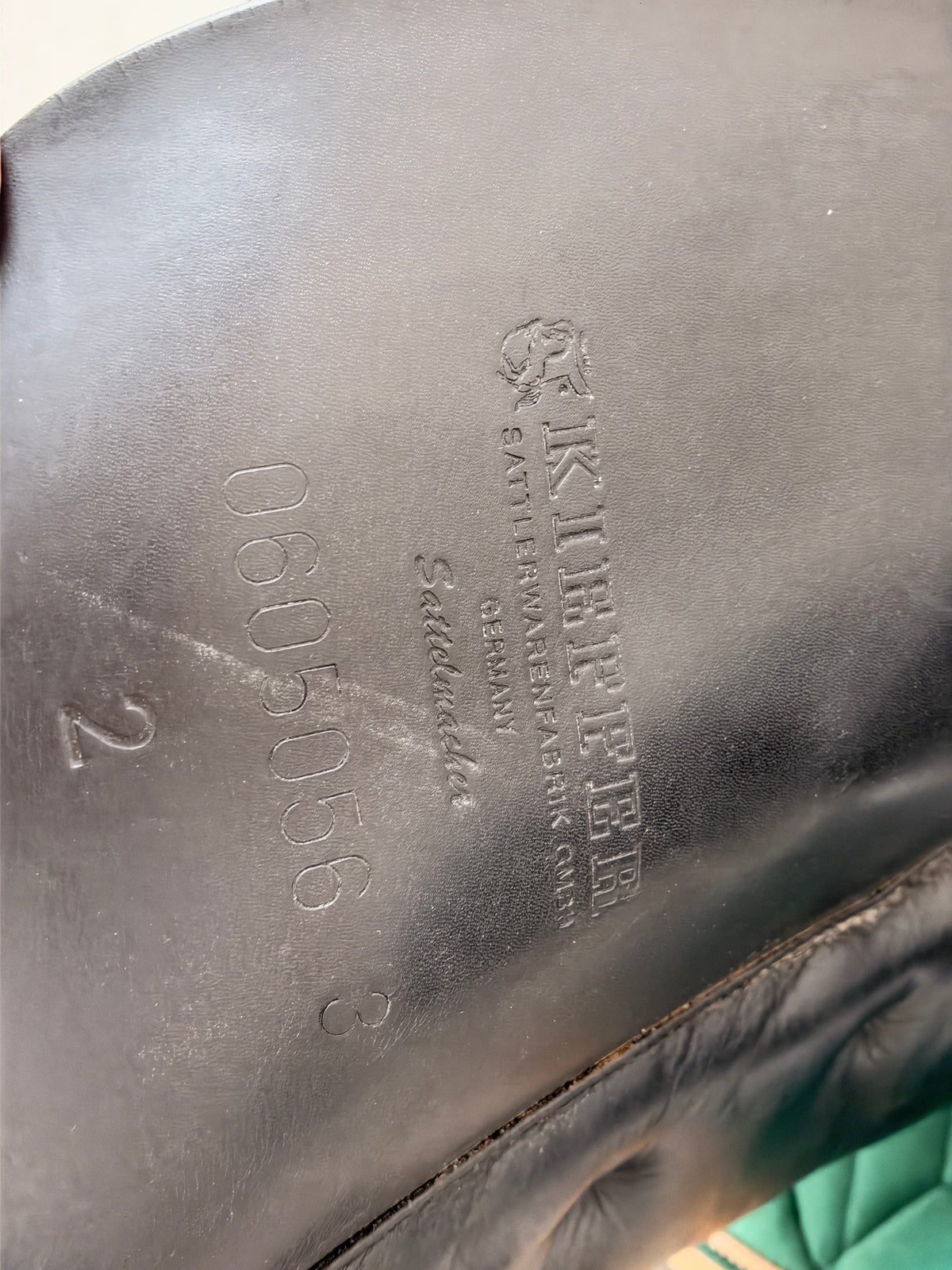 Kieffer Inzell Dressursattel Sitzgrösse 2 17,5 18 braun