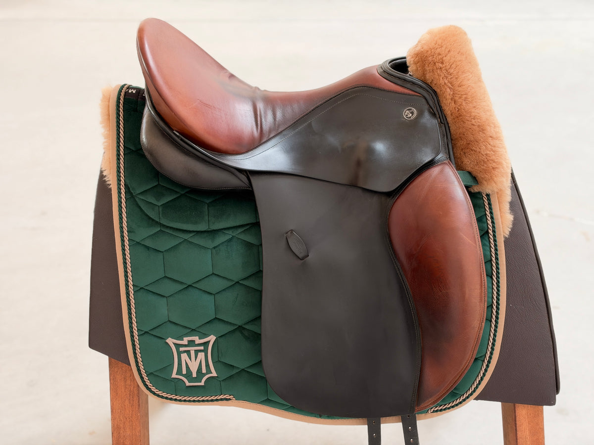 Kieffer Inzell Dressursattel Sitzgrösse 2 17,5 18 braun