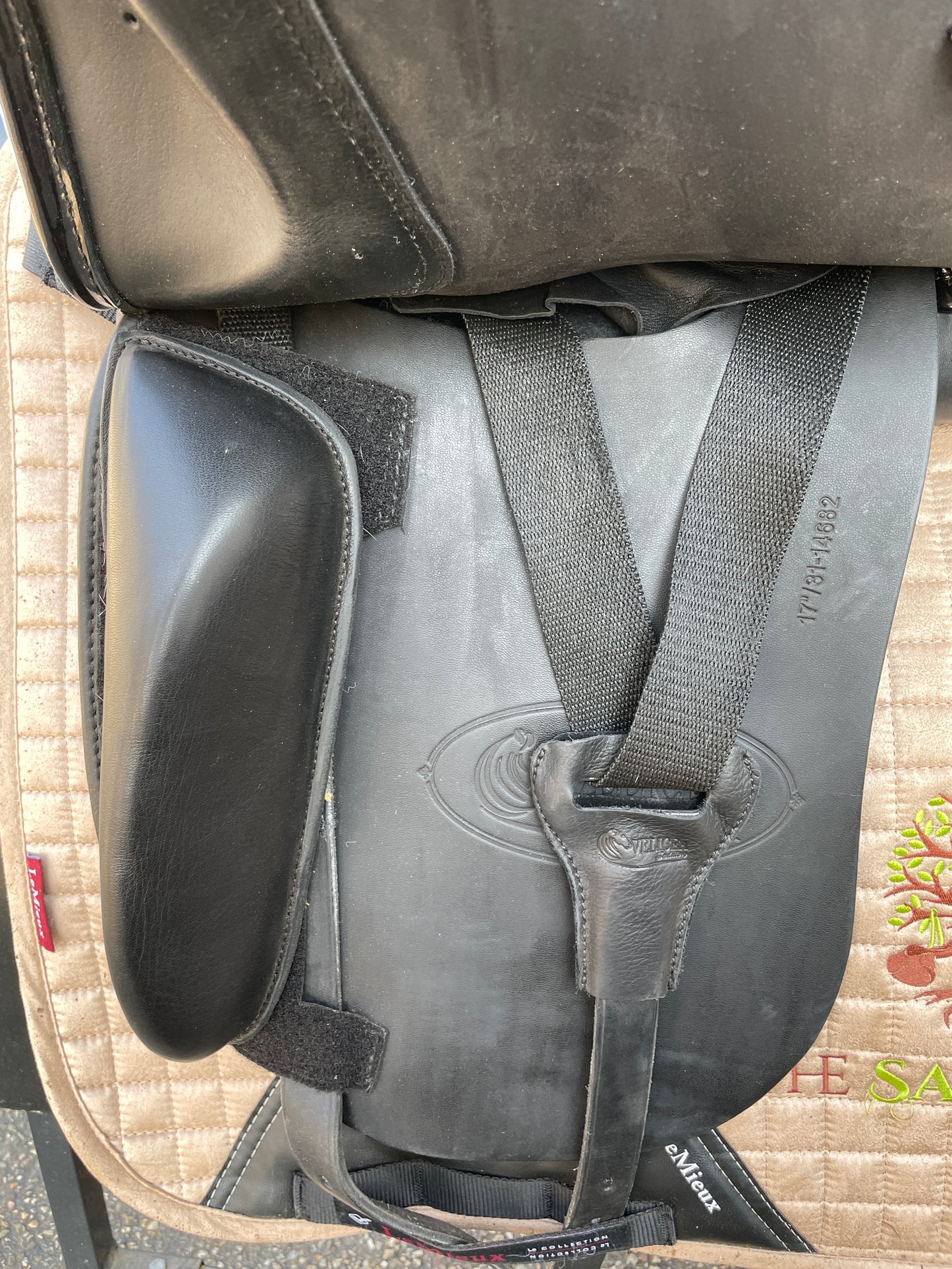 Silla de doma Velicea Coral 17 pulgadas NUEVA