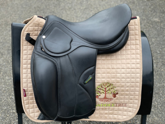 Amerigo CC Pinerolo Dressage Dressursattel 17,5 Zoll halbtiefer Sitz