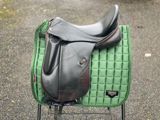 ESF Ergo Saddlefit Platin Dressursattel Monoblatt 17,5 Zoll