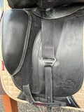 Dresch Dressursattel 17,5 Zoll Klettpauschen