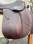 Massimo Vielseitigkeitssattel FK 17,5 Zoll 35 braun