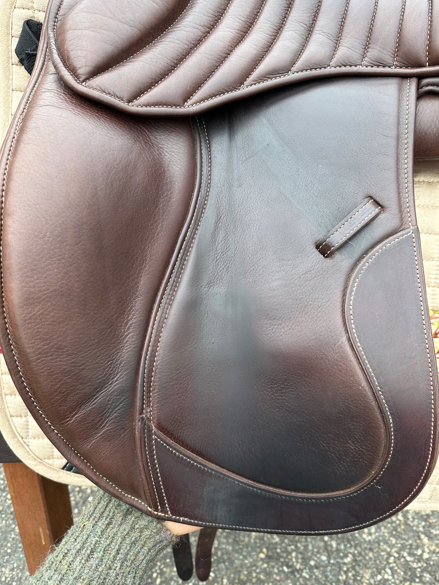 Maxflex Fado Dressursattel Premium 17,5 Zoll braun Working Equitation